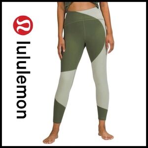 Lululemon Nulu Colour Block High-Rise Tight 25"